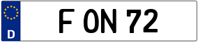 Truck License Plate